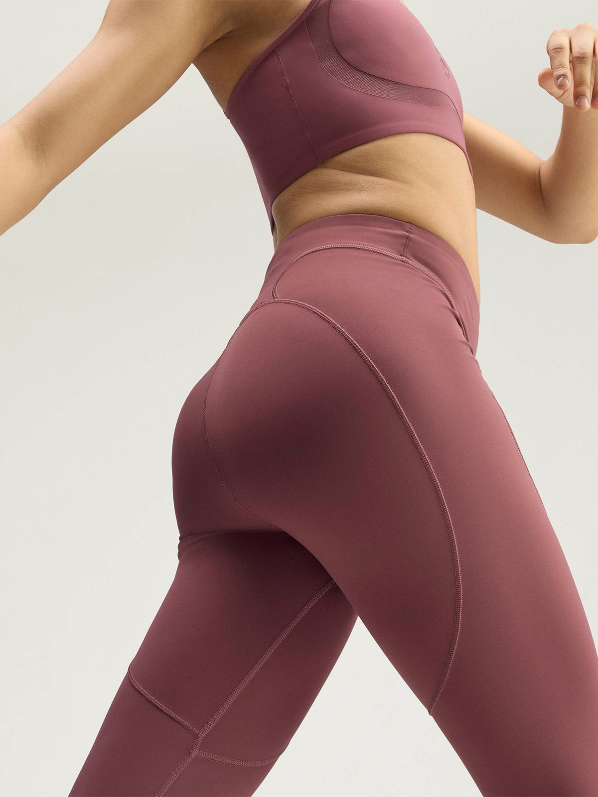 Quiet Crimson TruePurpose 7/8 Training Leggings