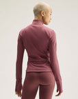 Quiet Crimson TruePurpose Midlayer Zip Training Jacket