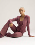 Quiet Crimson TruePurpose Midlayer Zip Training Jacket