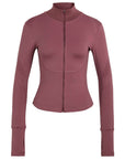 Quiet Crimson TruePurpose Midlayer Zip Training Jacket