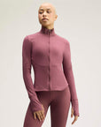 Quiet Crimson TruePurpose Midlayer Zip Training Jacket