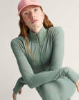 Stone Green TruePurpose Midlayer Training Jacket