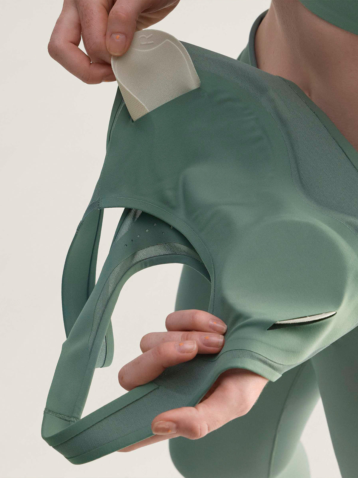 Stone Green TruePurpose Power Impact Training Bra
