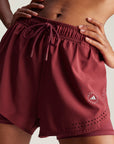 Shadow Red 2-in-1 TruePurpose Training Shorts