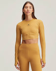 Desert Dune TrueStrength Yoga Crop Top