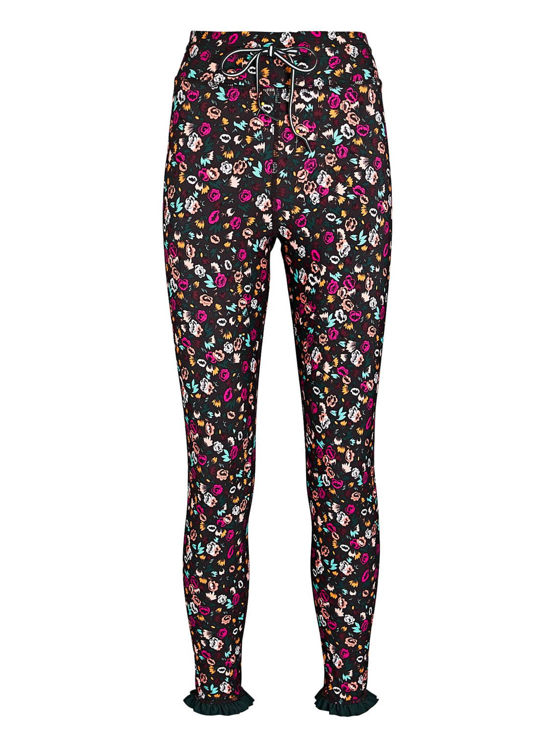 Gardenia Floral Midi Leggings