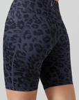 Grey Stone Leopard Ashlyn Shorts