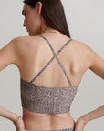 Tan Snake Irena Sports Bra