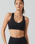 Black Bridgette Sports Bra