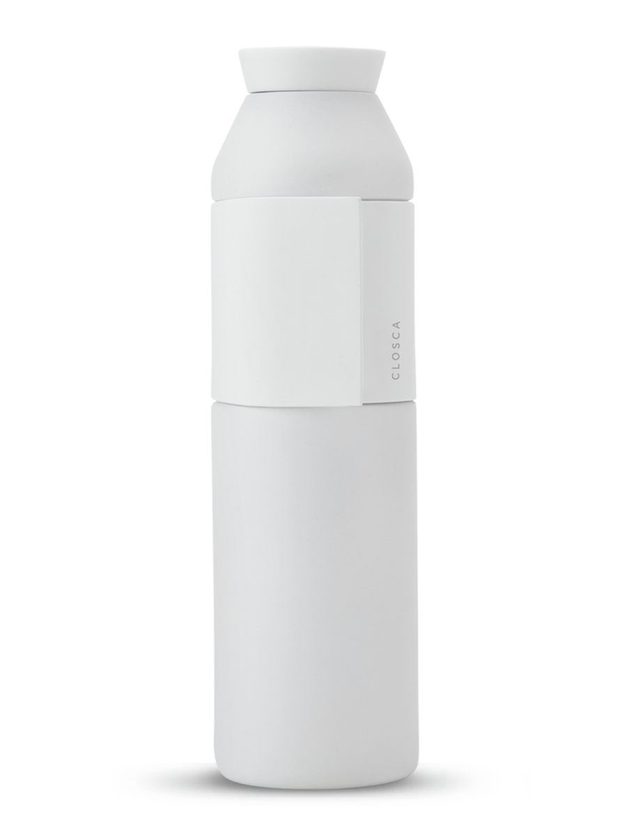 White Wave 600ml Water Bottle