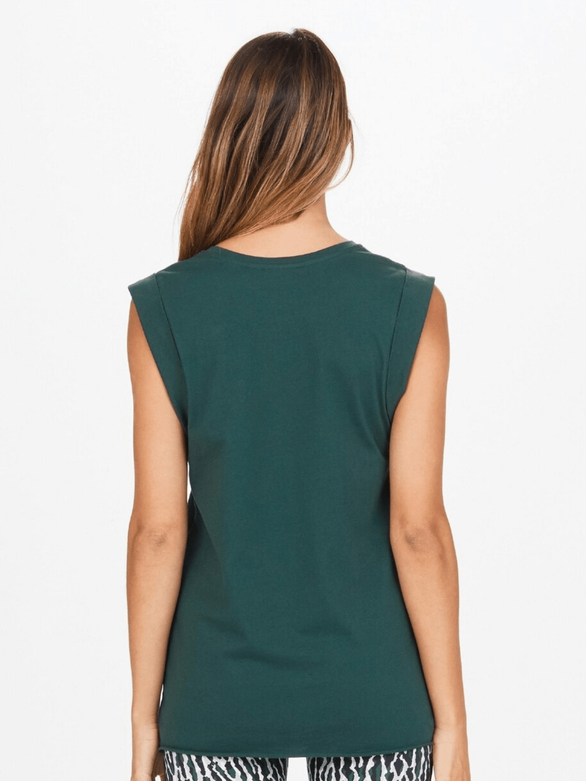 British Green Muscle Tank Top