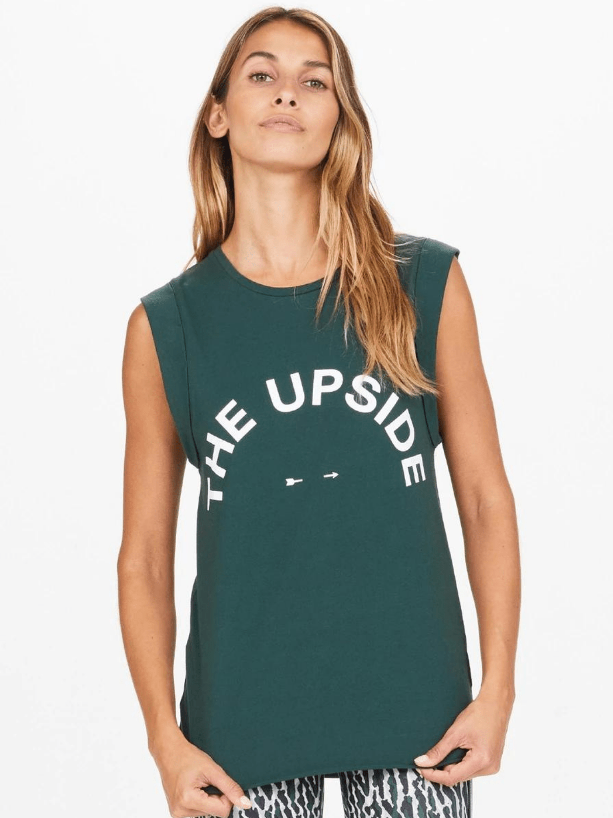 British Green Muscle Tank Top