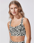 Ivory Leopard Instinct Sports Bra