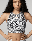 Leopard TruePurpose Crop Top