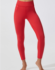 Fire Red Vibe Leggings