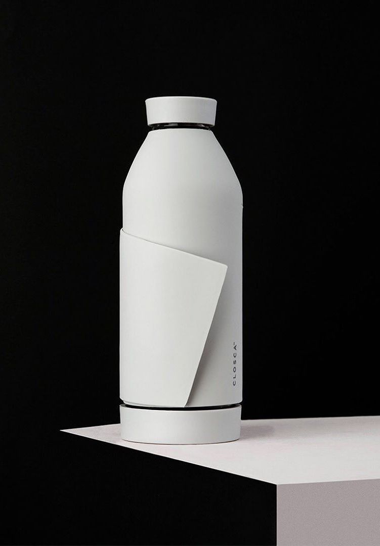 Nude White Water Bottle