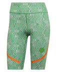 Green Printed TruePace Cycling Shorts