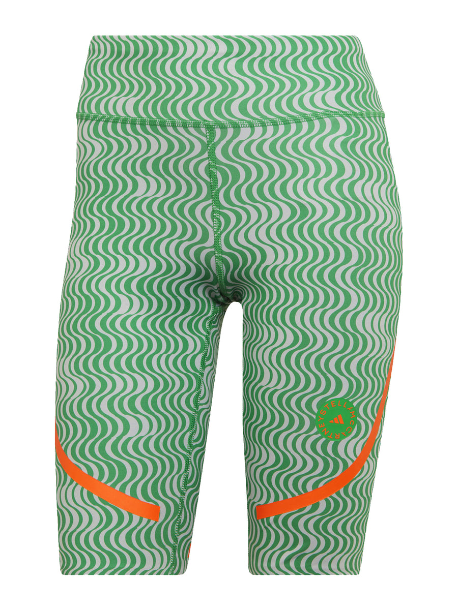 Green Printed TruePace Cycling Shorts