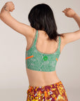 Green Printed TruePurpose Sports Bra