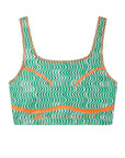 Green Printed TruePurpose Sports Bra