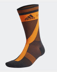 Orange and Black Crew Socks