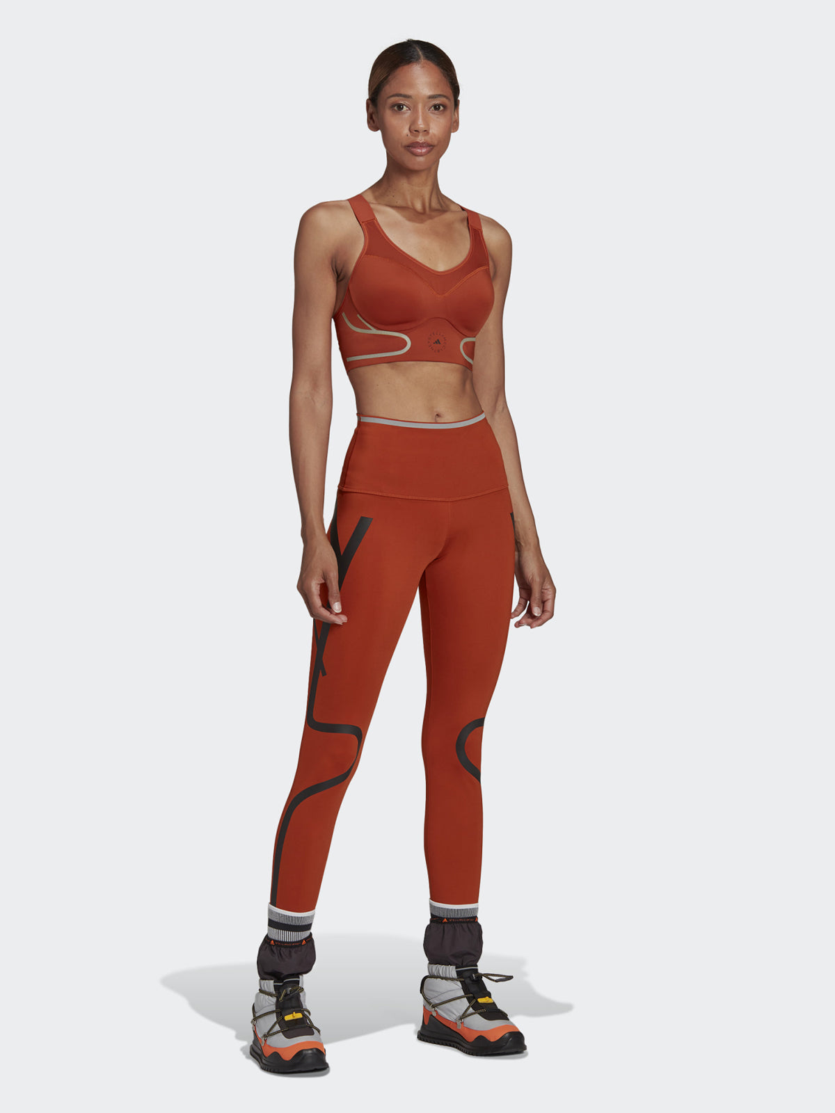 Orange TruePace High Support Sports Bra