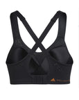 Black and Orange TruePace High Support Sports Bra