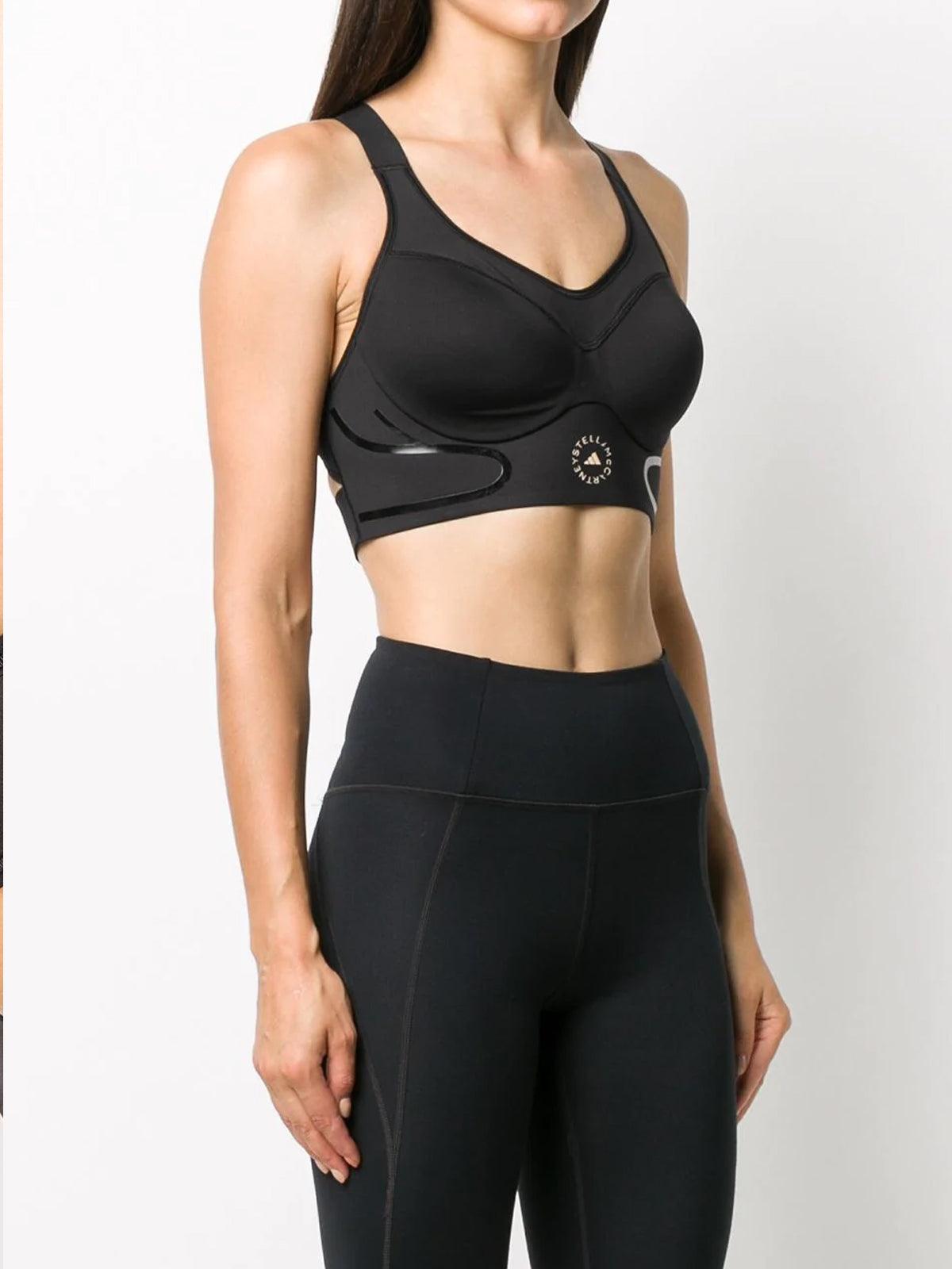 Black TruePace High Support Sports Bra