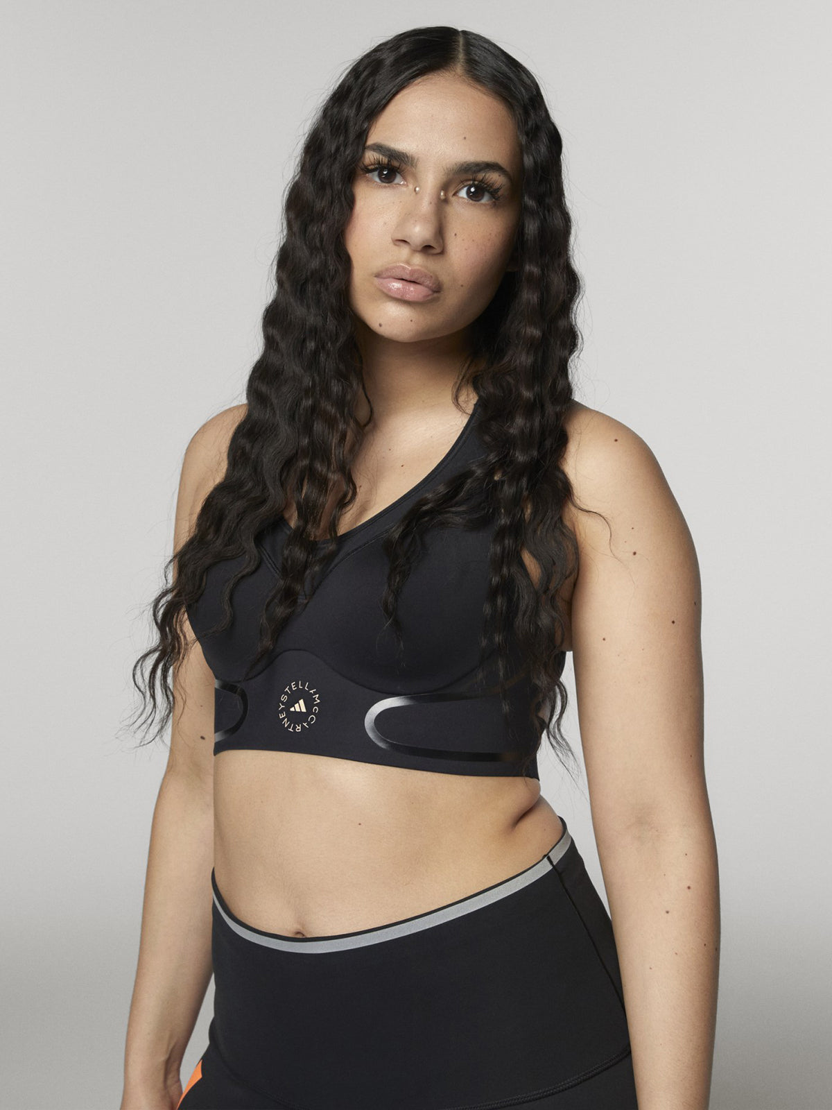 Black TruePace High Support Sports Bra