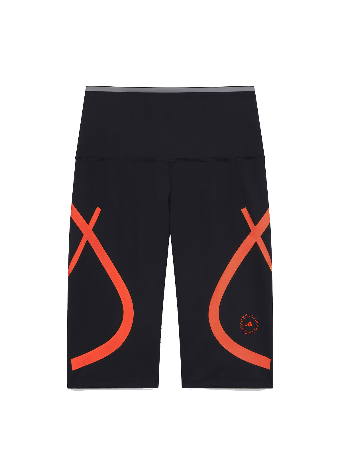 Black and Orange TruePace Cycling Shorts