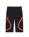 Black and Orange TruePace Cycling Shorts