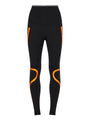 Black and Orange TruePace Long Leggings