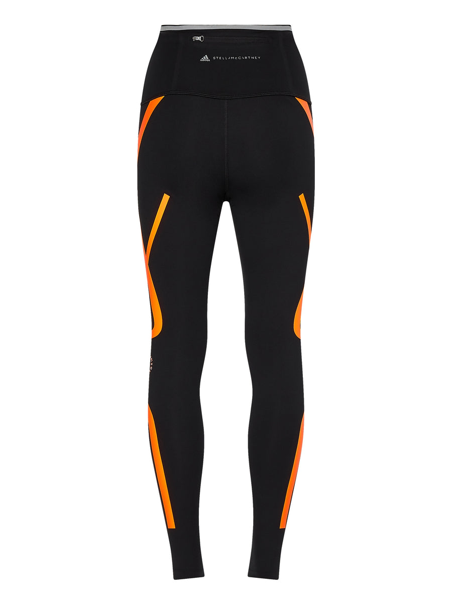 Black and Orange TruePace Long Leggings – Fashercise