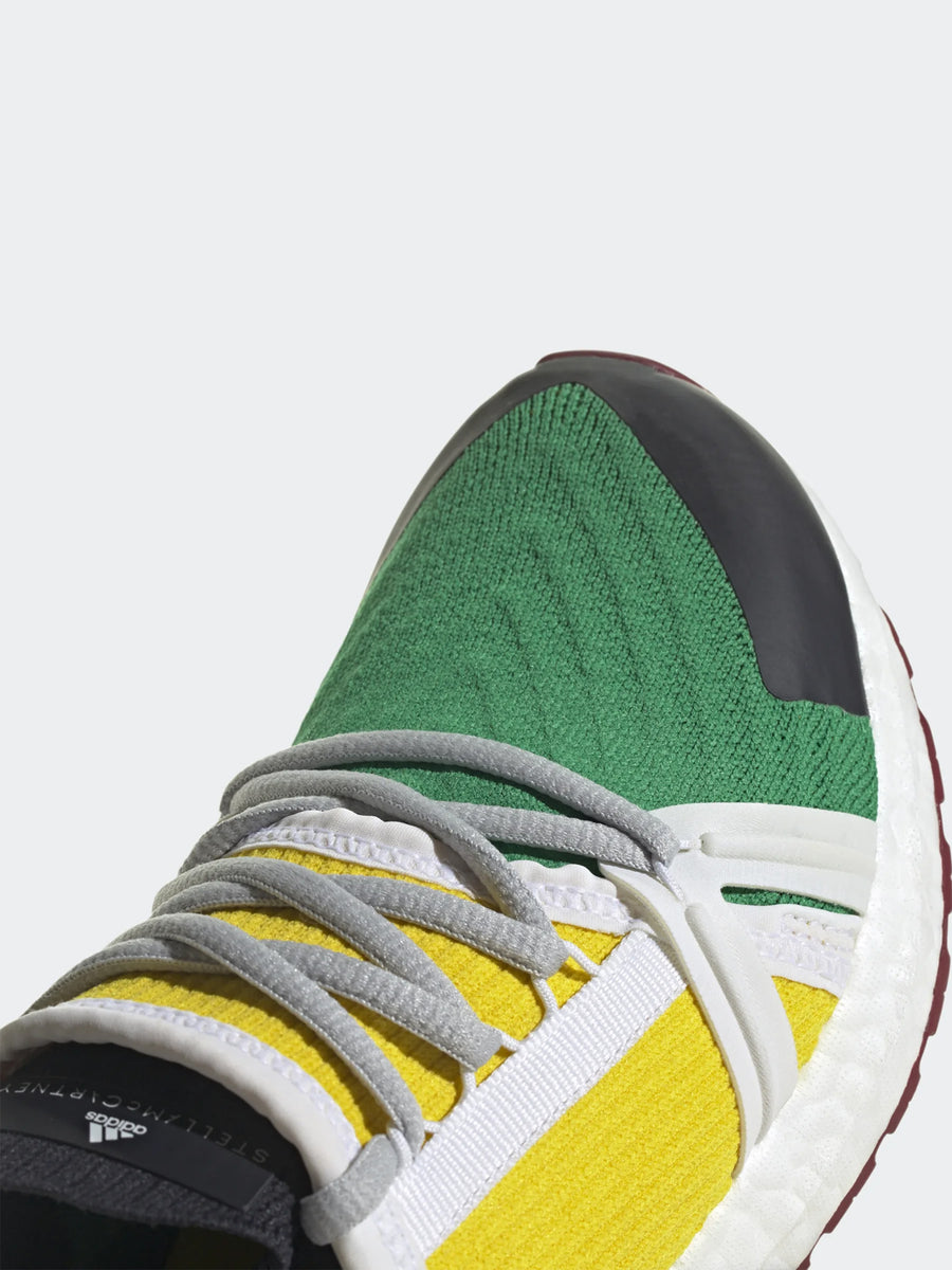 Green and Yellow Ultraboost 20 Trainers