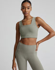 Gravity Grey Always Delta Sports Bra