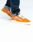 Sommr Canvas PET Suede R-H20 Golden Ochre White Sneakers