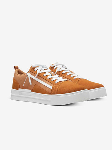 Sommr Canvas PET Suede R-H20 Golden Ochre White Sneakers