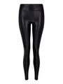 Black High Rise Lustrous Legging