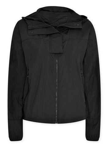 Black Terrace Windbreaker Jacket