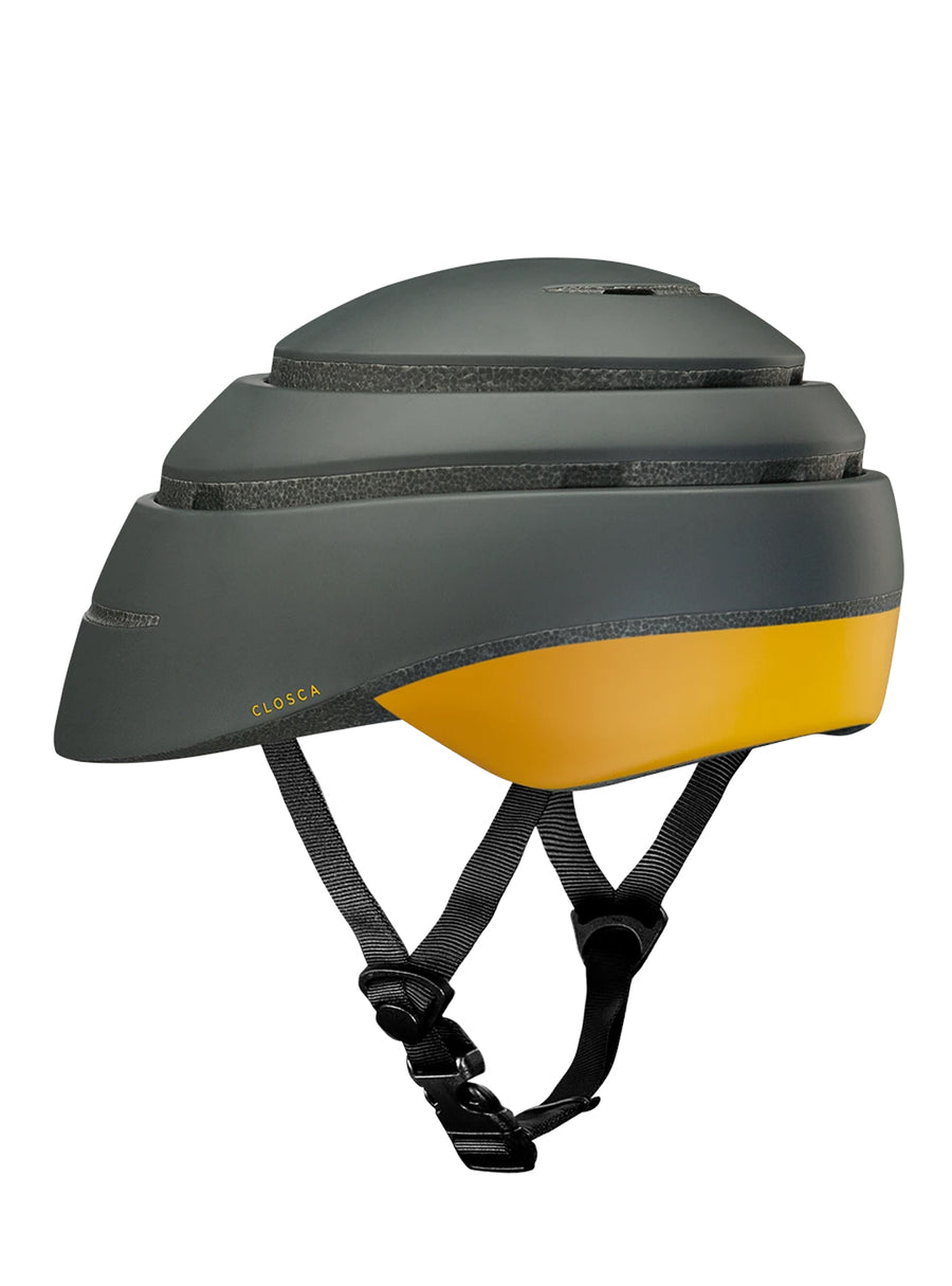 Graphite Mustard Loop Helmet