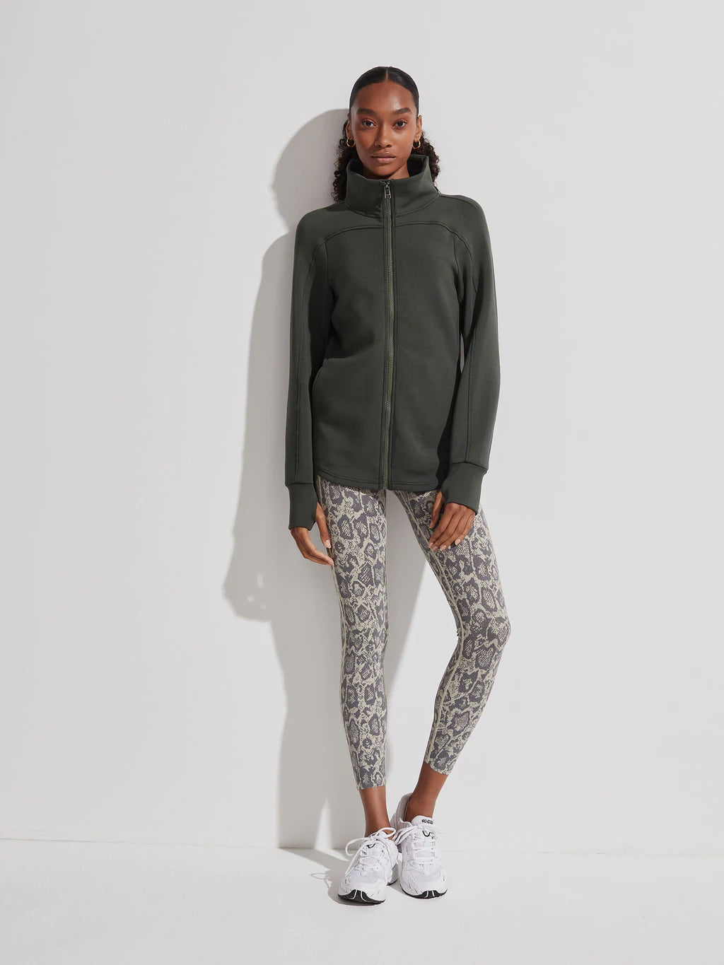 Sage Snake Noise Let&#39;s Go Running Leggings