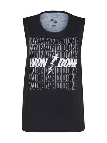 Won & Done muscle tee