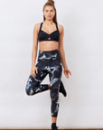 Marble print 3/4 Leggings