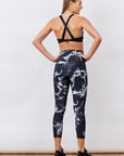 Marble print 3/4 Leggings