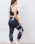 Marble print 3/4 Leggings