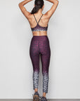 The Ombre Leopard Cinched Waist 7/8 Leggings