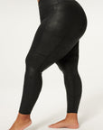 Leatherette Core Power Leggings