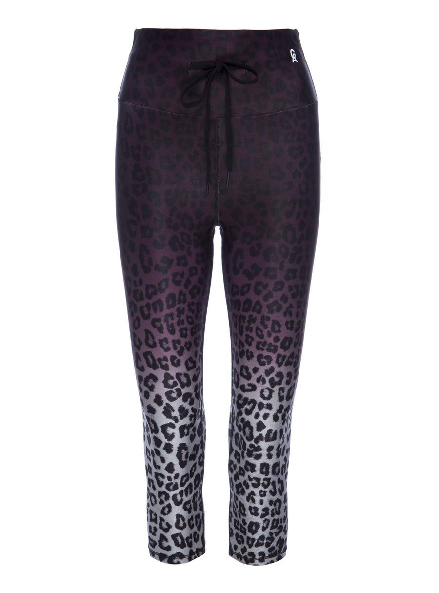 The Ombre Leopard Cinched Waist 7/8 Leggings – Fashercise