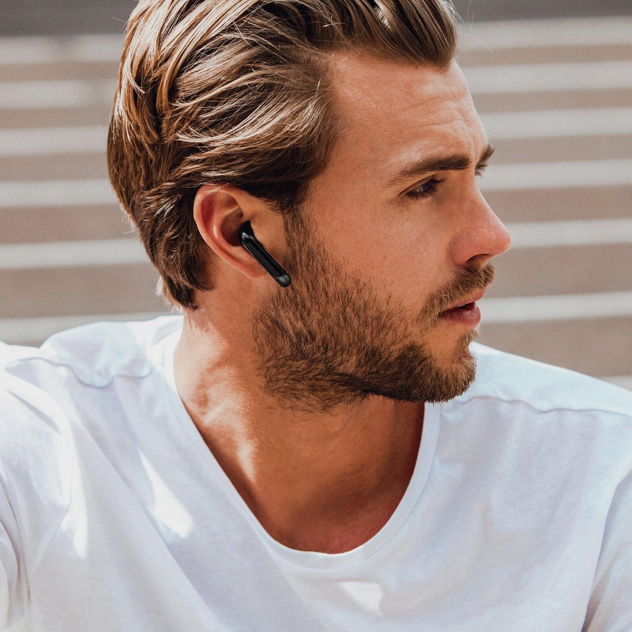 Air 1 Plus Black Wireless Headphones