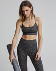 Cluster Leopard Let's Move Irena Sports Bra